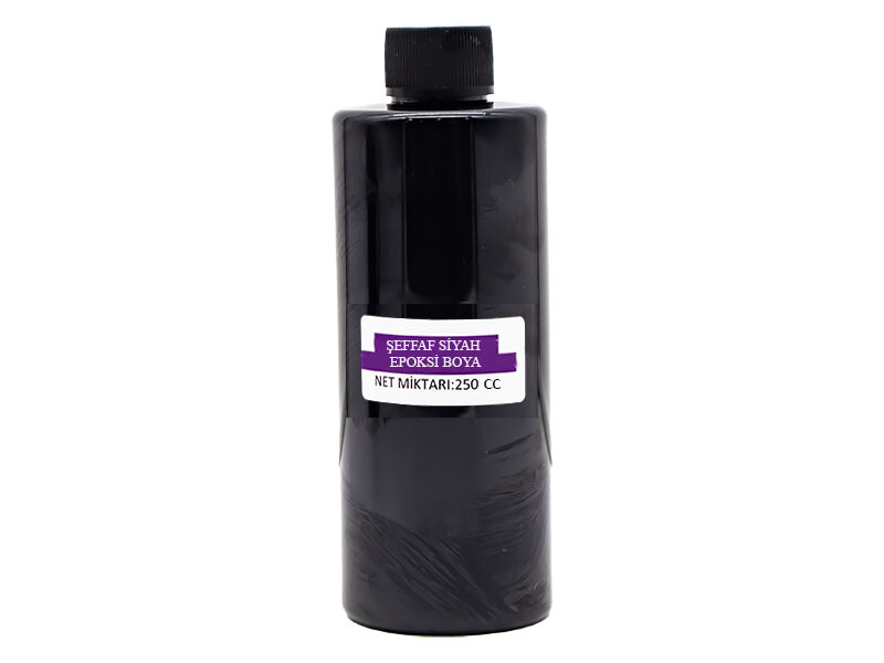 Şeffaf Siyah Epoksi Boya 250 CC