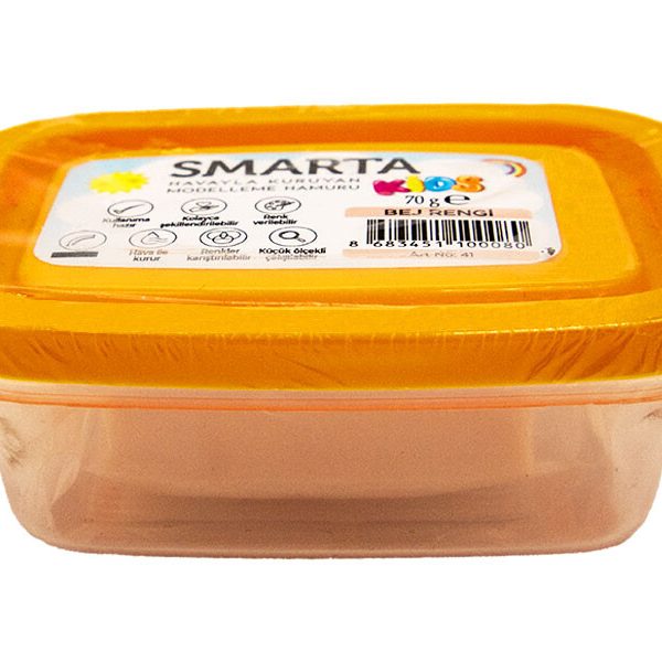 Smarta Havayla Kuruyan Modelleme Hamuru Bej Renk 70 GR
