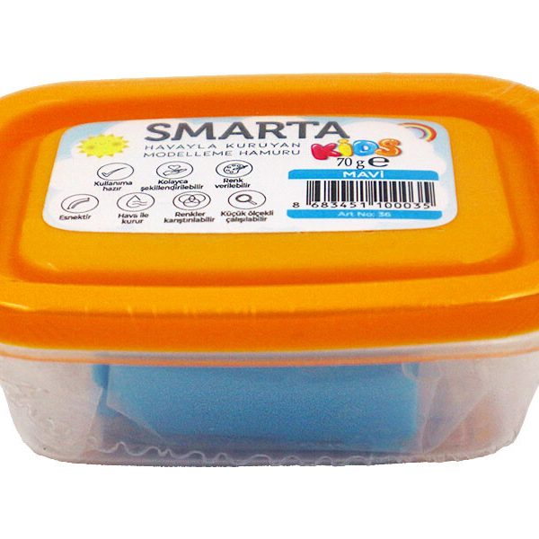 Smarta Havayla Kuruyan Modelleme Hamuru Mavi Renk 70 GR