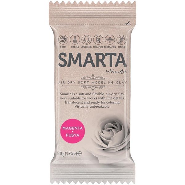 Smarta Modelleme Hamuru Fuşya 100 GR