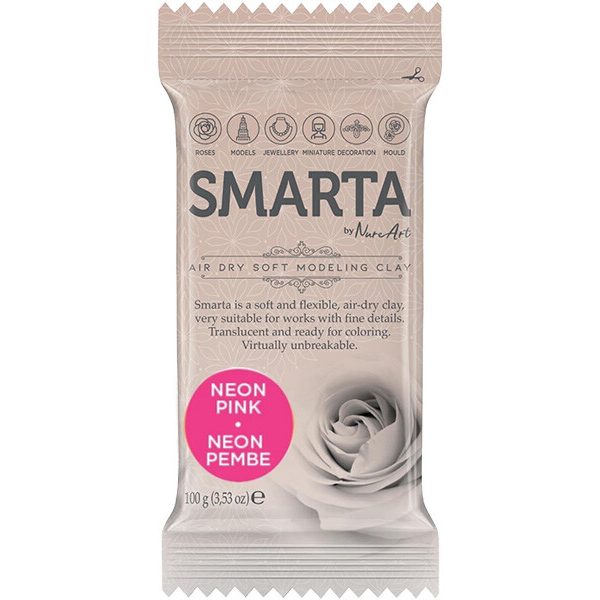 Smarta Modelleme Hamuru Neon Pembe 100 GR