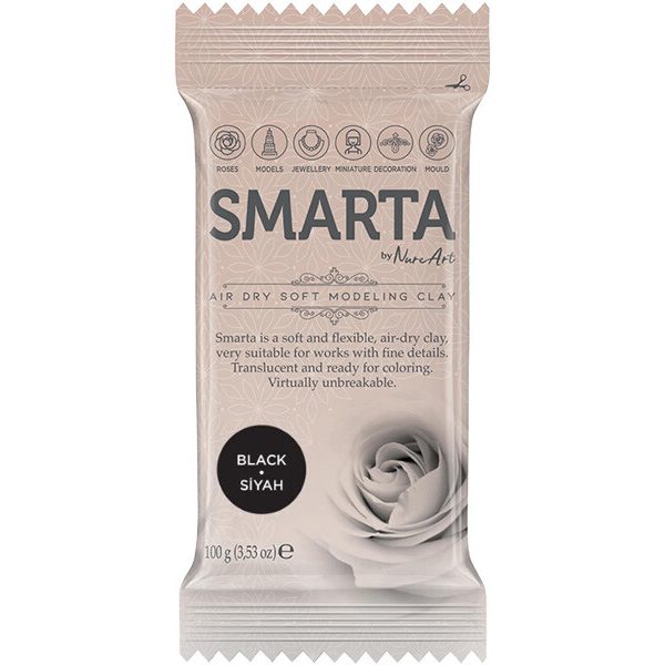 Smarta Modelleme Hamuru Siyah 100 GR