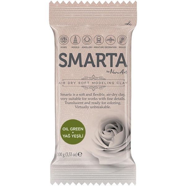 Smarta Modelleme Hamuru Yağ Yeşili 100 GR