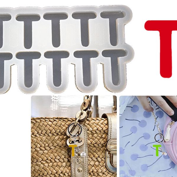 T Harfi 10'lu Bubble Alfabe Epoksi Kalıbı EPK-754