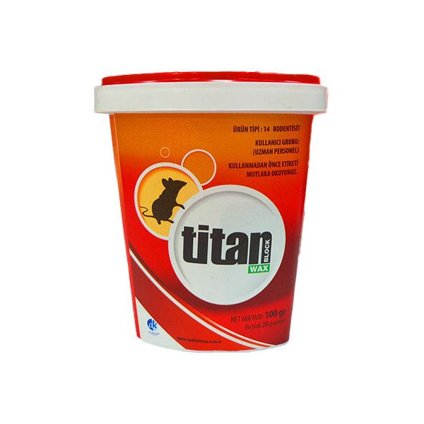Titan Block Wax Fare Zehiri 100 GR