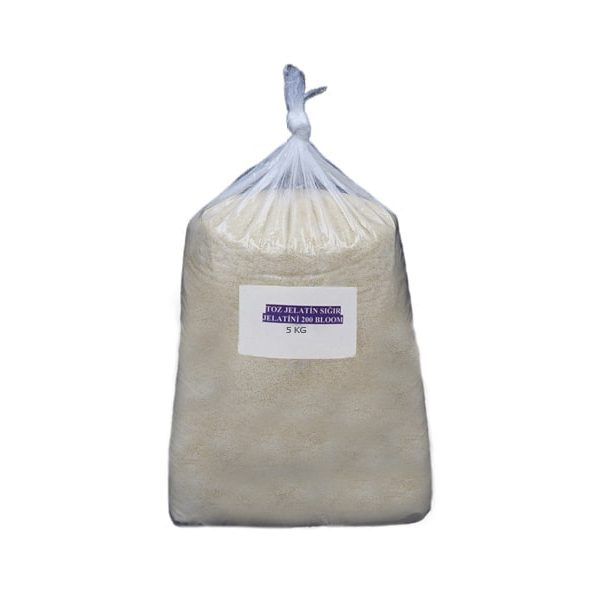 Toz Jelatin Sığır Jelatini 200 Bloom 5 KG