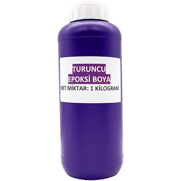 Turuncu Epoksi Boya 1 KG
