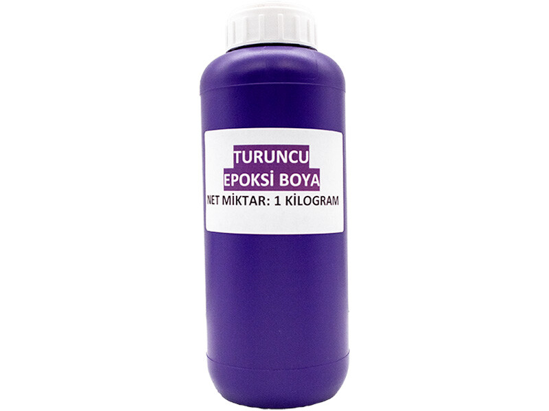 Turuncu Epoksi Boya 1 KG