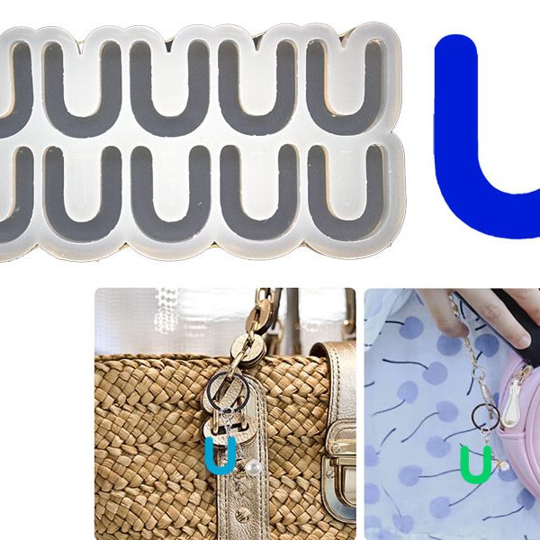 U Harfi 10'lu Bubble Alfabe Epoksi Kalıbı EPK-755