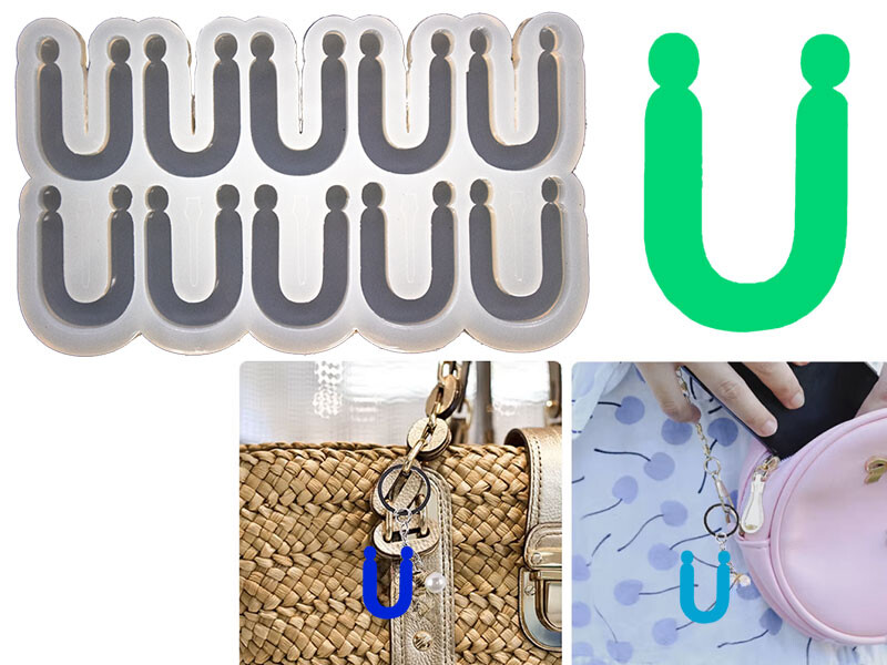 Ü Harfi 10'lu Bubble Alfabe Epoksi Kalıbı EPK-756