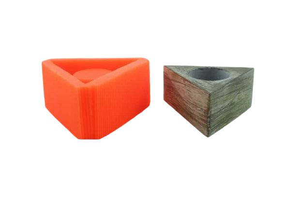 Üçgen Beton Saksı Silikon Kalıp B-42