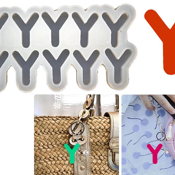 Y Harfi 10'lu Bubble Alfabe Epoksi Kalıbı EPK-758