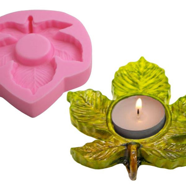 Yaprak Mumluk Silikon Kalıbı MUM-05