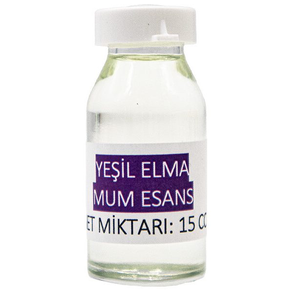 Yeşil Elma Mum Esansı 15 CC
