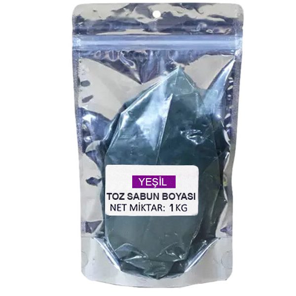 Yeşil Toz Doğal Sabun Boyası 1 KG