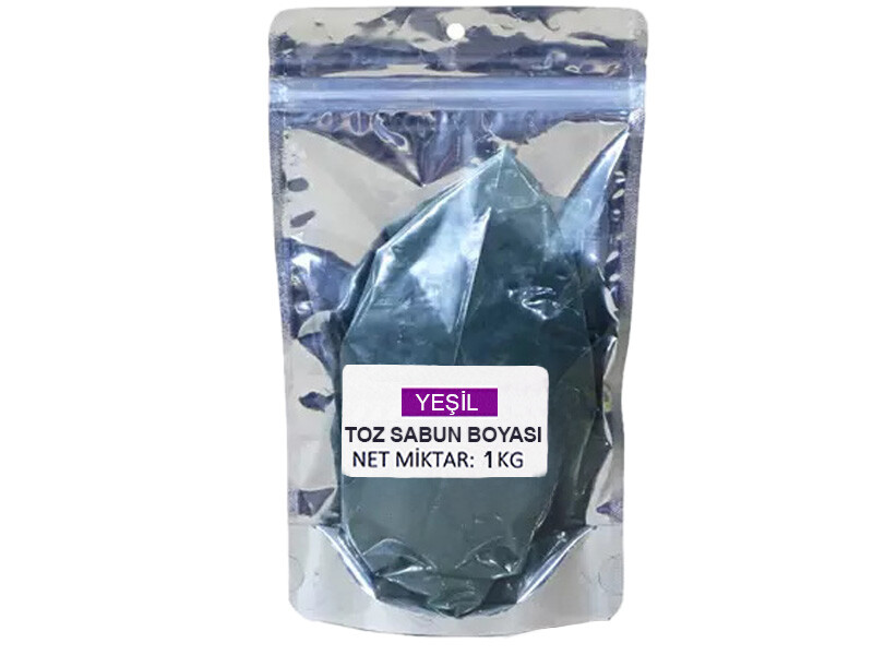 Yeşil Toz Doğal Sabun Boyası 1 KG