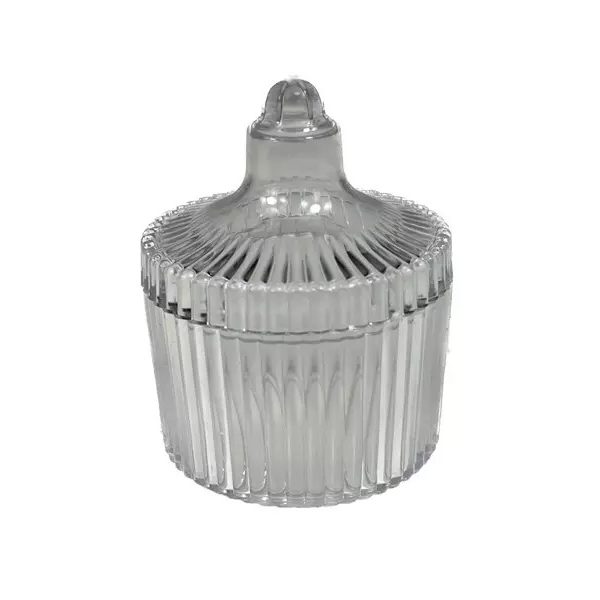 Mini Yuvarlak Mika Şekerlik Kutu 25 Adet