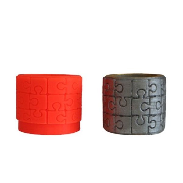 Yuvarlak Puzzle Beton Saksı Kalıbı B-92