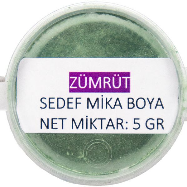 Zümrüt Sedef Mika Boya 5 GR
