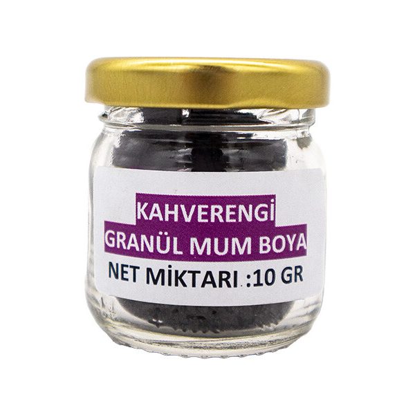 Kahverengi Granül Mum Boyası 10 GR