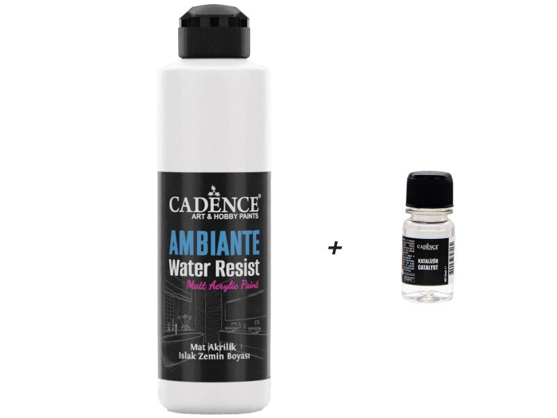 AW01 Ambiante Beyaz Islak Zemin Boyası 250 ML+ Katalizör 10 GR