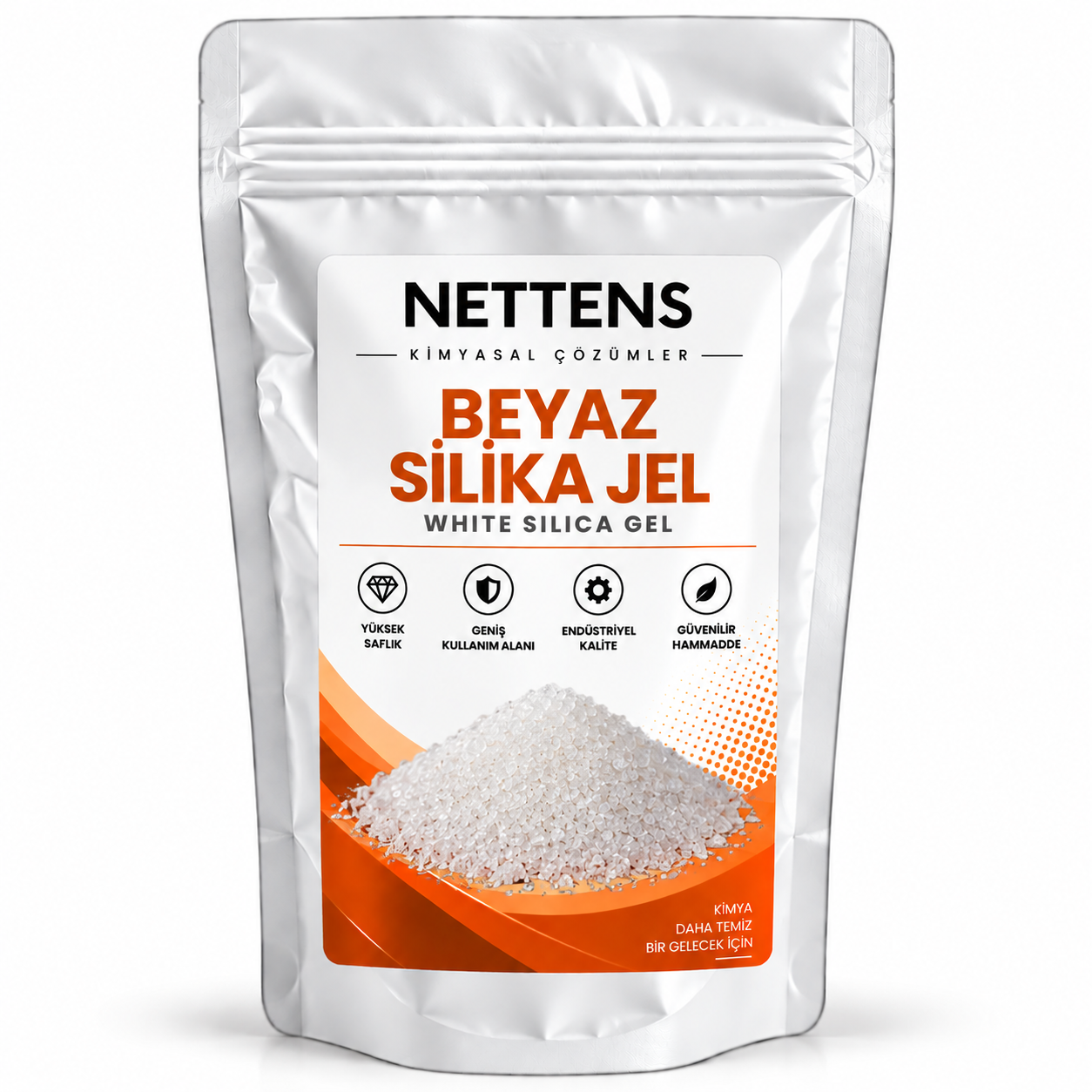 Beyaz Silika Jel 1 KG Beyaz Silika Jel 1 KG - Görsel 1