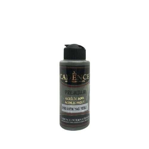 Cadence 5150 Antik Yağ Yeşili Premium Akrilik Boya 120 ML