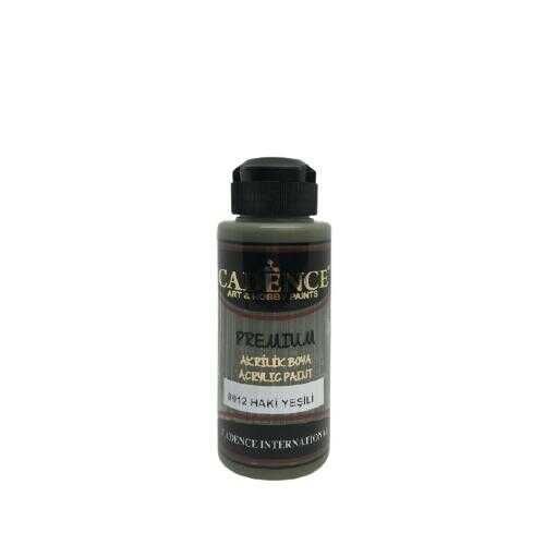 Cadence 8012 Haki Yeşili Premium Akrilik Boya 120 ML