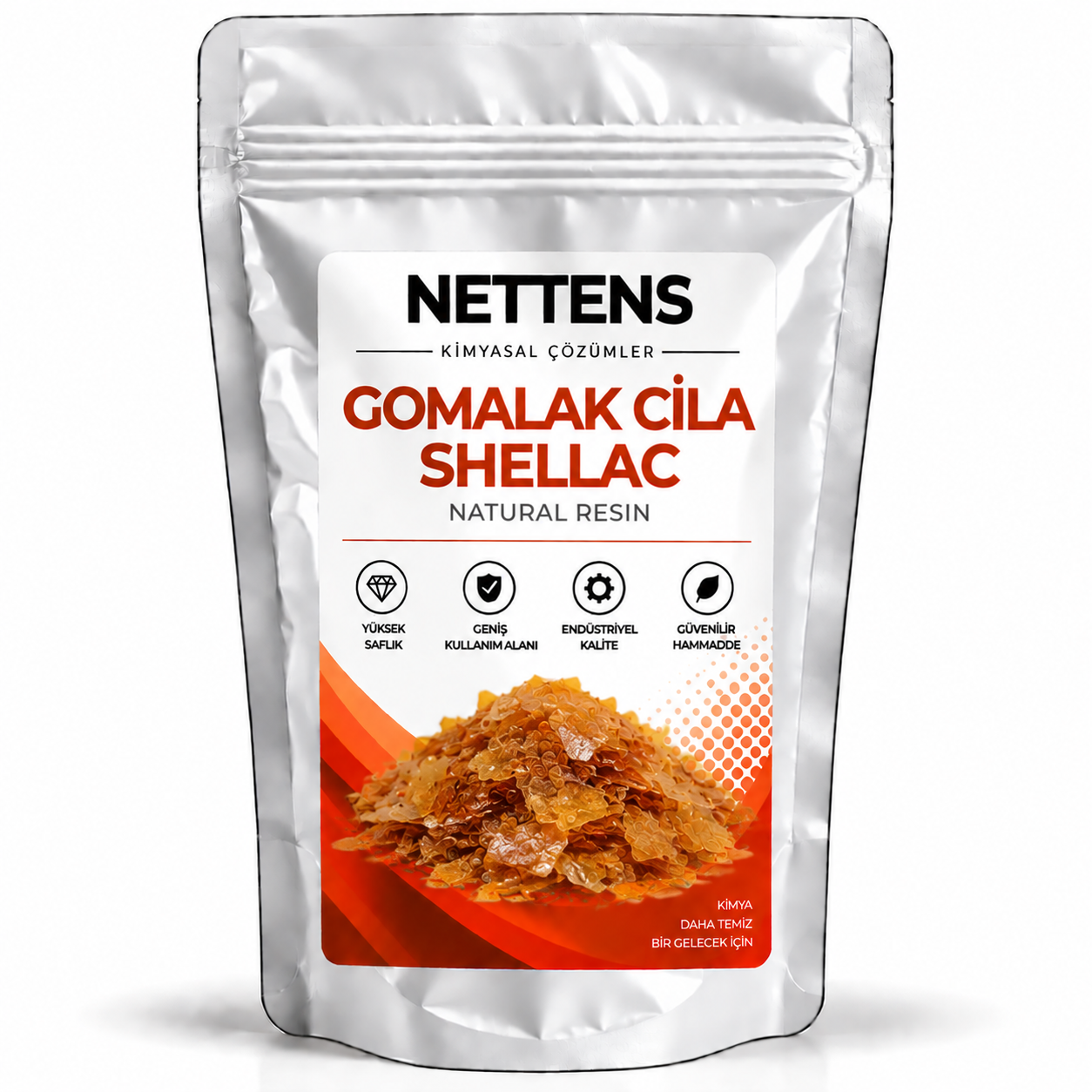Gomalak Cila Shellac 1 KG Gomalak Cila Shellac 5 KG - Görsel 1
