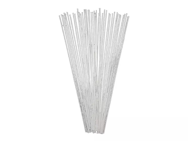 Hazır Mum Fitili Beyaz 25 Cm 40 Adet / 10 Metre