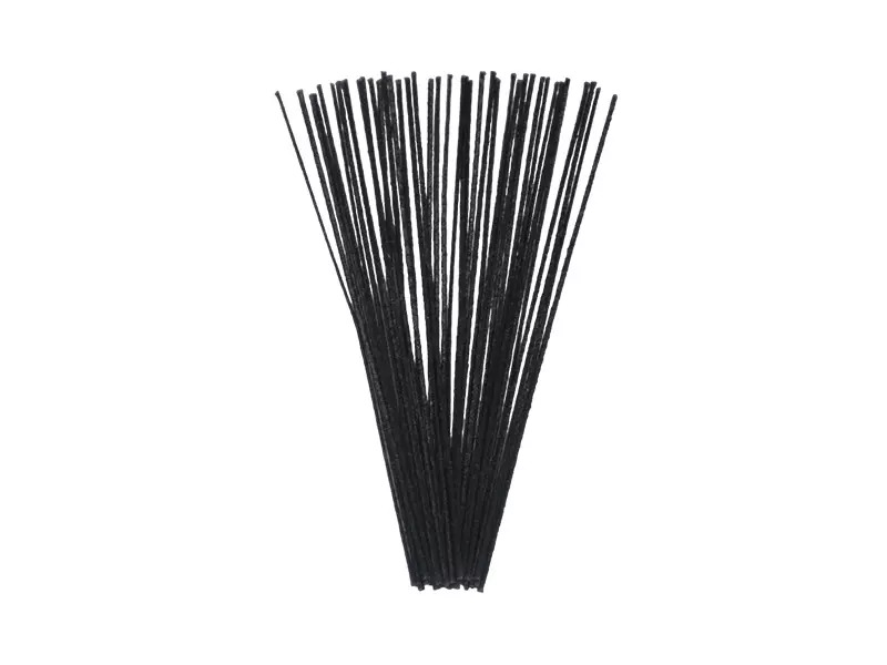 Hazır Mum Fitili Siyah 25 Cm 40 Adet / 10 Metre