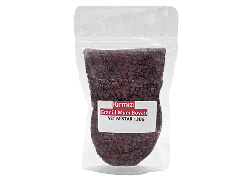 Kırmızı Granül Mum Boyası 1 KG