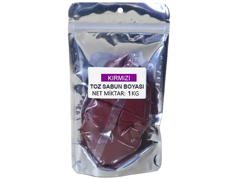 Kırmızı Toz Doğal Sabun Boyası 1 KG