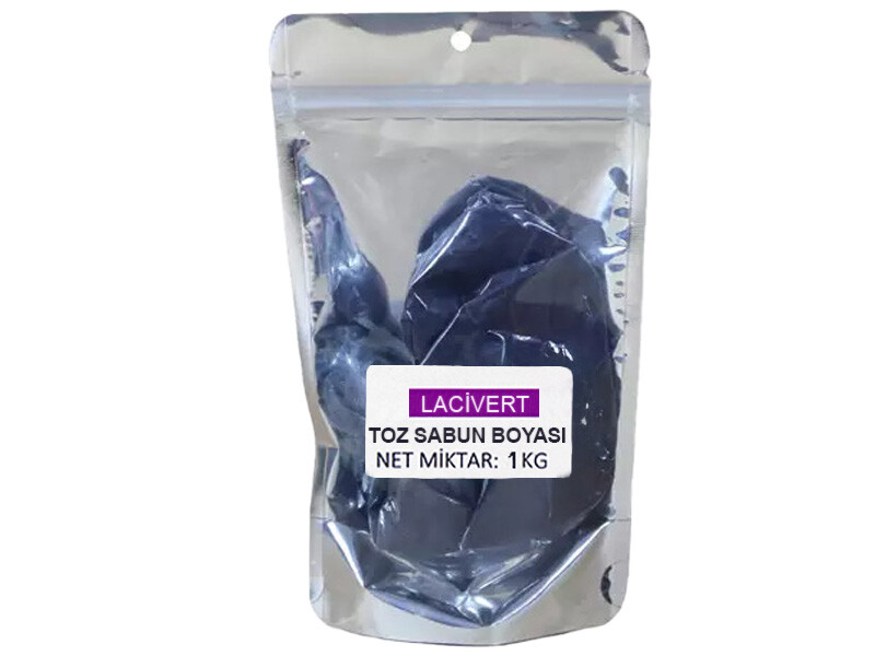 Lacivert Toz Doğal Sabun Boyası 1 KG
