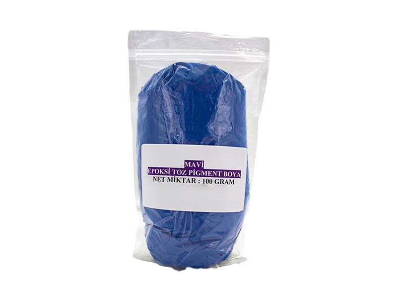Mavi Toz Epoksi ve Kokulu Taş Boyası 100 GR