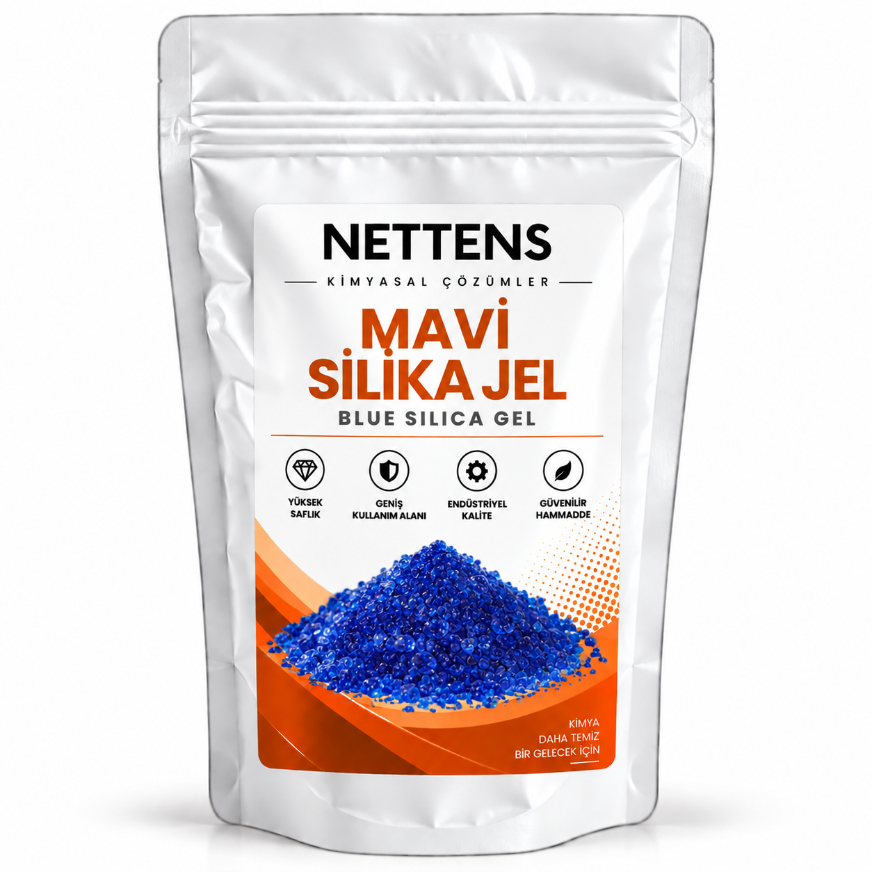 Mavi Silika Jel 1 KG Mavi Silika Jel 1 KG - Görsel 1