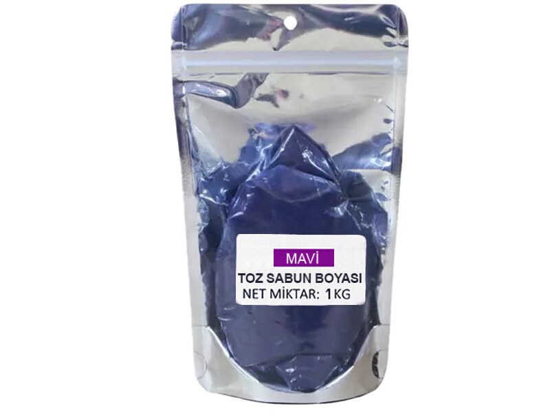 Mavi Toz Doğal Sabun Boyası 1 KG