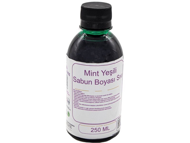 Mint Yeşili Sabun Boyası - Sıvı 250 CC
