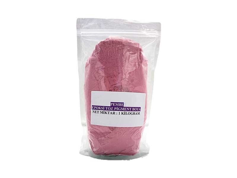 Pembe Toz Epoksi ve Kokulu Taş Boyası 1 KG