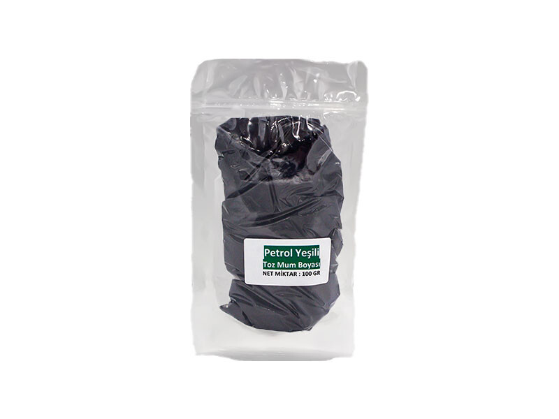 Petrol Yeşili Toz Mum Boyası 100 GR