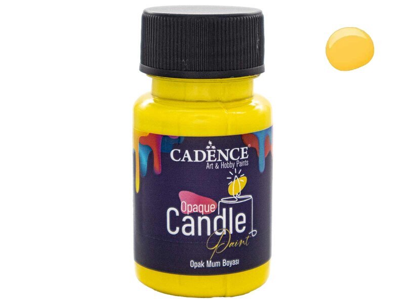 Sarı Opak Mum Boyası Cadence CDL 04 50 ml