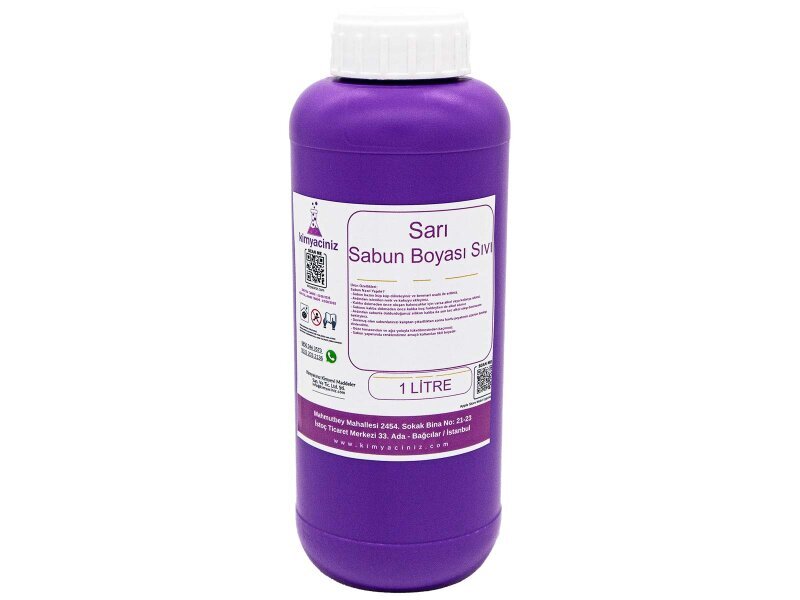 Sarı Sabun Boyası - Sıvı 1 LT