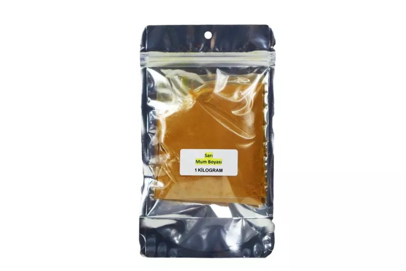 Sarı Toz Mum Boyası 1 KG