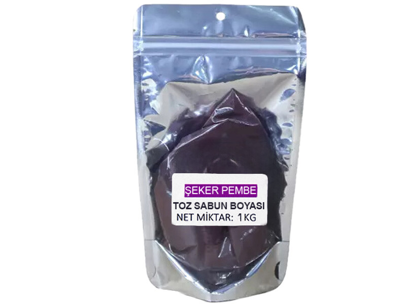 Şeker Pembe Toz Doğal Sabun Boyası 1 KG