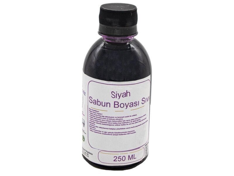 Siyah Sabun Boyası - Sıvı 250 CC