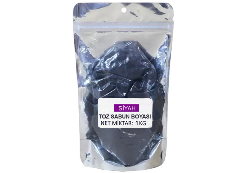 Siyah Toz Doğal Sabun Boyası 1 KG