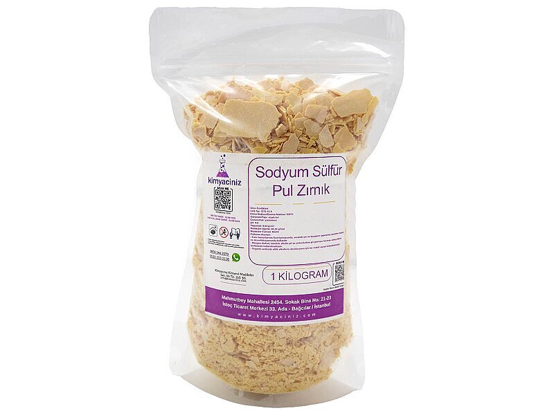 Sodyum Sülfür Pul - Zırnık 1 KG