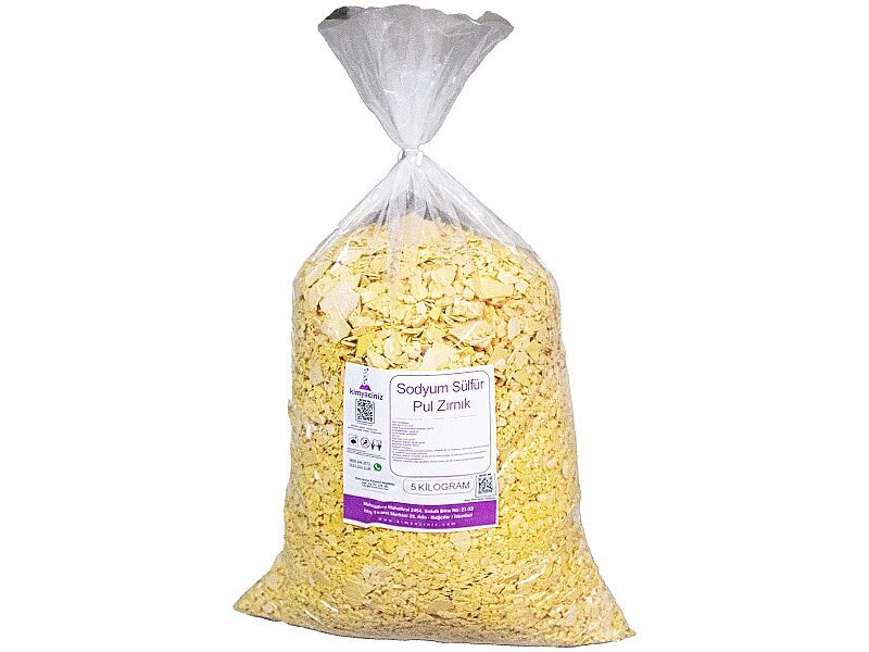 Sodyum Sülfür Pul - Zırnık 5 KG