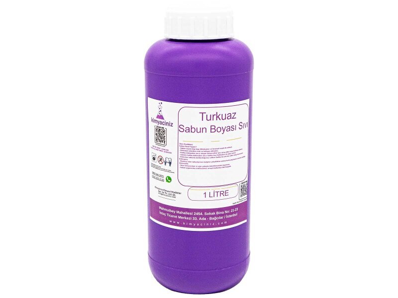 Turkuaz Sabun Boyası - Sıvı 1 LT