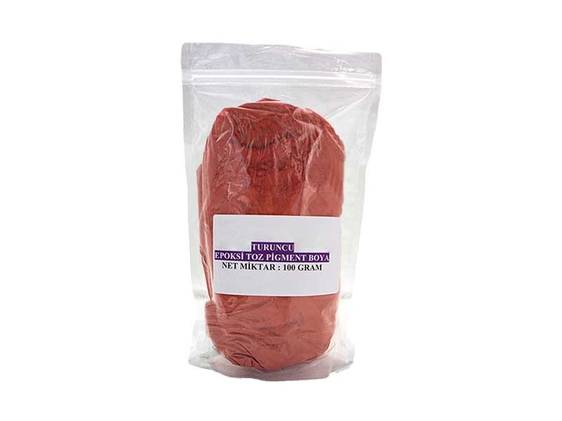 Turuncu Toz Epoksi ve Kokulu Taş Boyası 100 GR